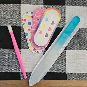 Glass Nail File and extras